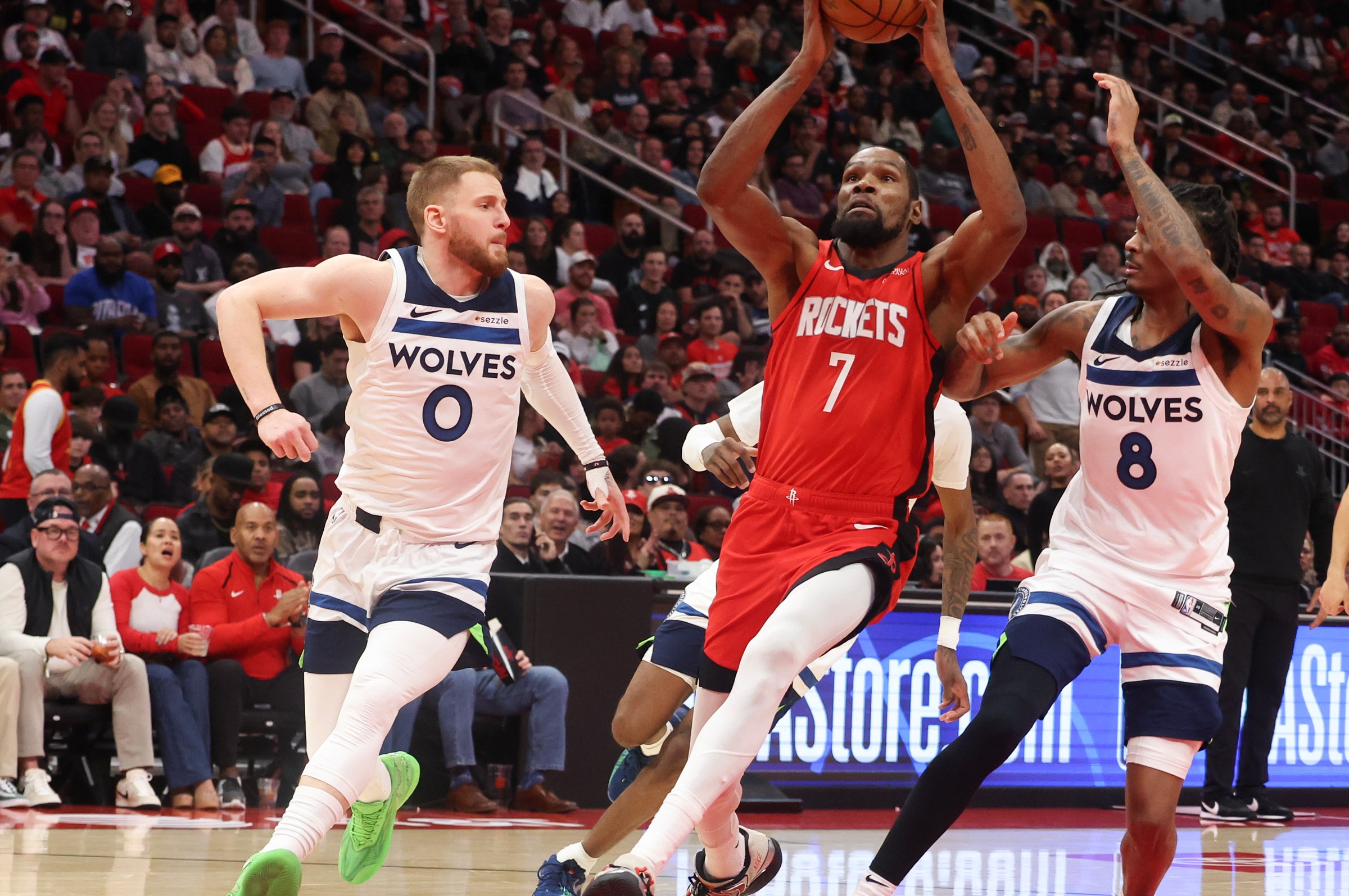 Kevin Durant, Alperen Sengun lead Rockets to 110-105 win over Timberwolves