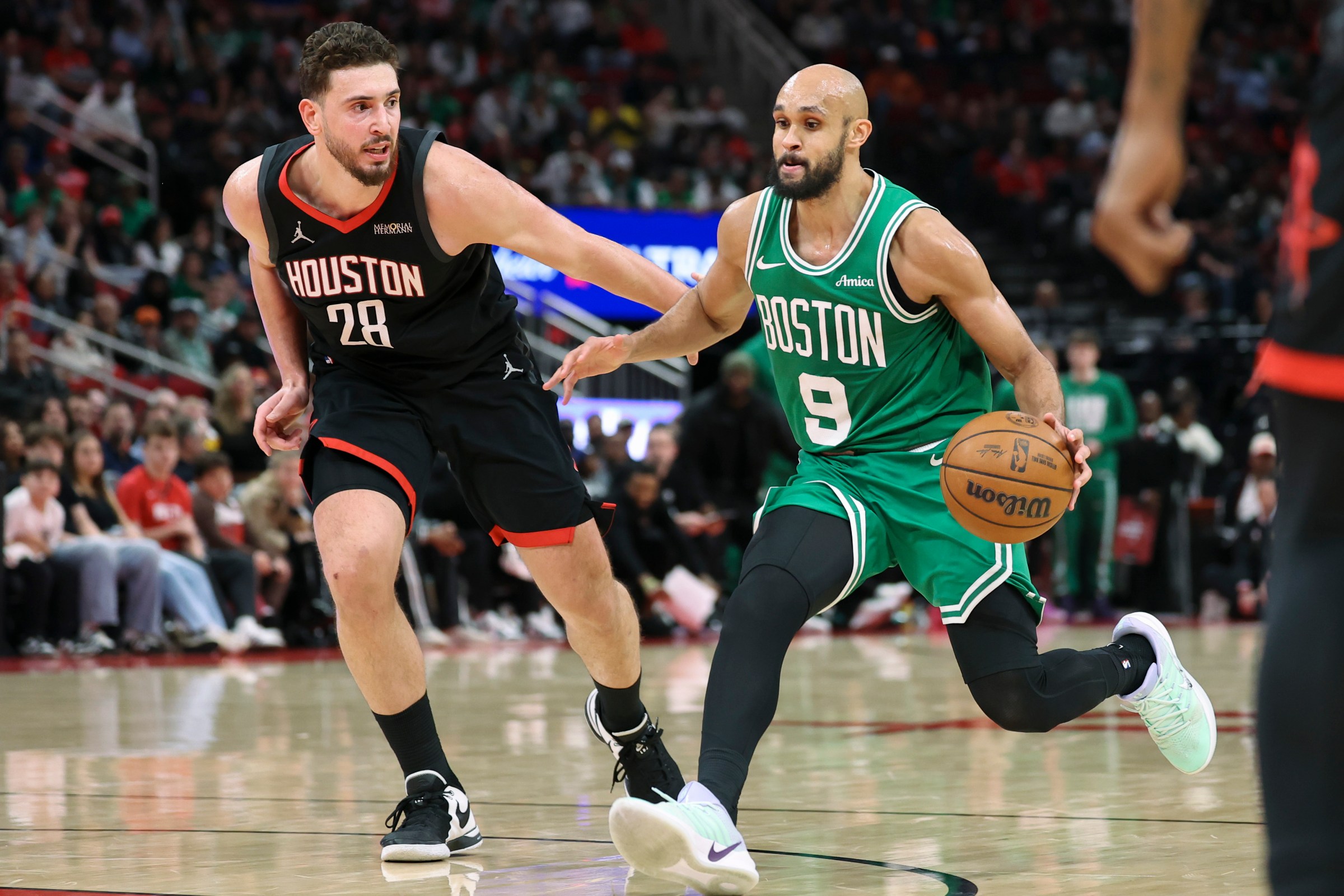 Rockets throw up stinker vs. Celtics, lose 114-93